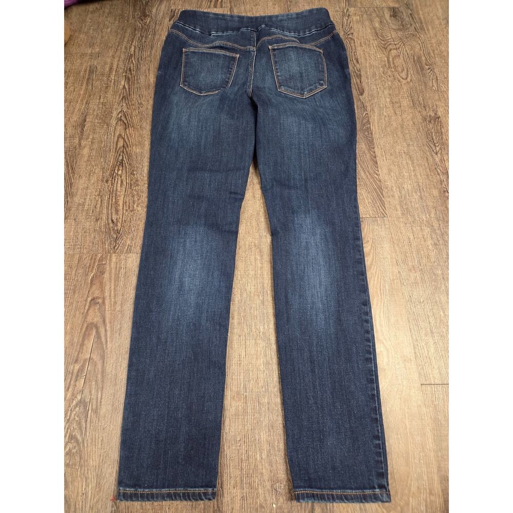 Chico's Elastic Waist Dark Wash Pulling On Jeggings Jeans Stretch Size 00R - US2 - Picture 5 of 5